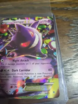 Pokemon TCG Gengar EX 2014 XY Phantom Forces 34/119 Ultra Rare NM - Image 2