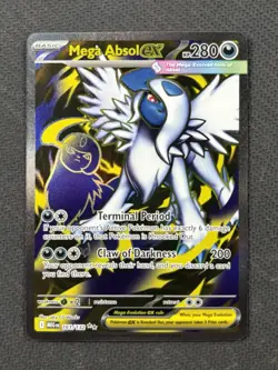 Mega Absol ex 161/132 MEG Mega Evolution Pokemon Near Mint - Image 1
