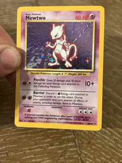 Mewtwo - 010/102 Holo Rare Base Set Unlimited- NM Pokemon TCG - Image 4