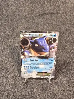 Pokemon TCG Blastoise EX XY30 Black Star Promo Moderate Play Holofoil - Image 1