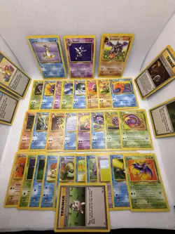 Vintage Pokemon Fossil Master Set 34 Out of 62 (54% Complete) No Duplicates - Image 2