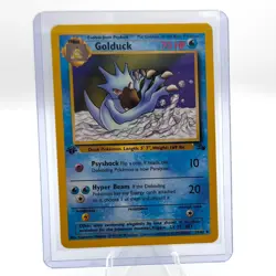 Pokemon TCG Golduck 35/62 Fossil Regular 1st edition - Image 1