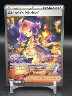 Pokemon Mega Evolution Acerola's Mischief Special Illustration Rare 183/132 NM - Image 1