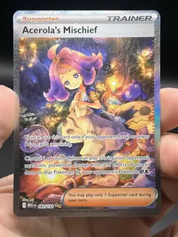 Pokemon Mega Evolution Acerola's Mischief Special Illustration Rare 183/132 NM - Image 3