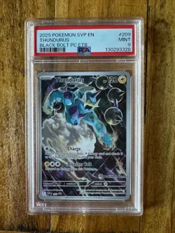 POKEMON TCG - SCARLET & VIOLET PROMOS - THUNDURUS 209 POKEMON CENTER - PSA 9 - Image 1