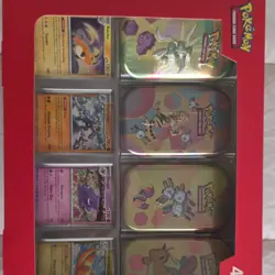 Pokemon TCG Scarlet & Violet-151 Mini Tin 4-Pack Box Booster Promo Exclusive - Image 1