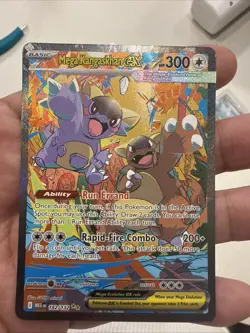 Pokemon TCG Mega Kangaskhan EX 182/132 Holo Rare ME01 Mega Evolution - Image 1