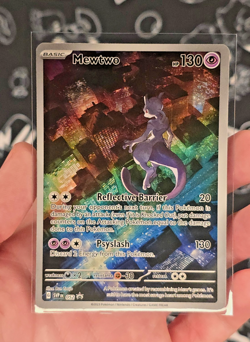 Mewtwo 052 Pokemon TCG Scarlet and Violet 151 Black Star Promo NM #052 - Image 1
