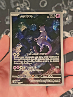 Mewtwo 052 Pokemon TCG Scarlet and Violet 151 Black Star Promo NM #052 - Image 2