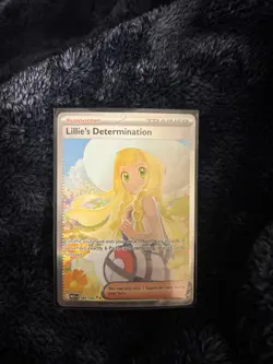 Pokemon TCG Lillie’s Determination Mega Evolution 184/132 SAR English MINT - Image 1