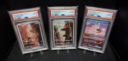 2023 Pokemon 151 Japanese Charmander, Charmeleon Charizard PSA 10 Sequential Set - Image 1