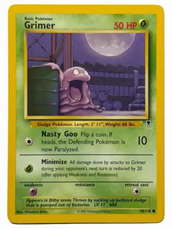 Grimer - Legendary Collection 78/110 2002 - WOTC - Pokemon TCG - NM - Image 1