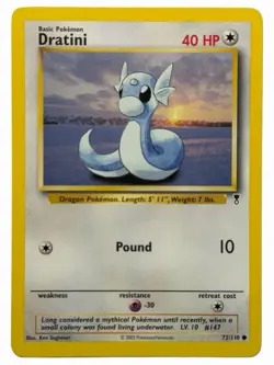 Dratini - Legendary Collection 72/110 2002 - WOTC - Pokemon TCG - NM - Image 1
