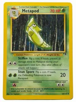 Metapod - Legendary Collection 54/110 2002 - WOTC - Pokemon TCG - NM - Image 1