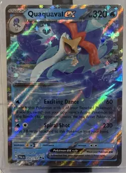 Quaquaval ex 052/193 - Pokemon TCG Paldea Evolved - Holo - NM - Image 1