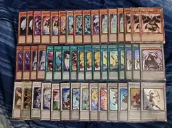 Yugioh 47 Card Synchron Deck Core Full Speed Warrior Junk Speeder Overtake - Image 1