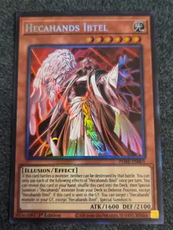 Yugioh Hecahands Ibtel PHRE-EN001 Collector's Rare 1st Edition NM - Image 1