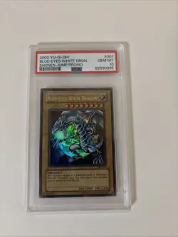 Yugioh JMP-001 2002 SHONEN JUMP PROMO BLUE-EYES WHITE DRAGON PSA 10 - Image 1