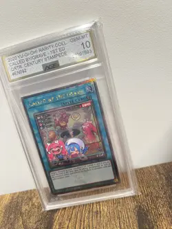 Yu-Gi-Oh! GEM MINT 10 Called by the Grave (Alt Art) RA04-EN092 Quarter Century - Image 4