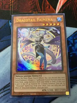 Yugioh! - Dracotail Faimena - Ultra Rare - JUSH-EN002 - 1st Edition - NM/M - Image 1