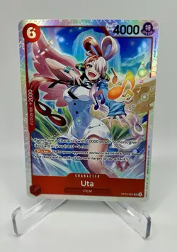 Uta ST23-001 SR One Piece Starter Deck 23: RED Shanks TCG NM - Image 1