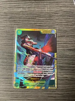 Dracule Mihawk - OP14-119 SEC - THE AZURE SEA'S SEVEN - One Piece TCG English - Image 1