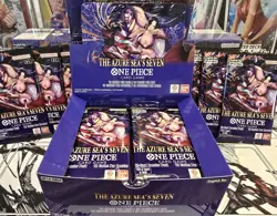 One Piece TCG (OP-14) The Azure Sea's Seven Booster Packs - English - Lot of 6 - Image 1