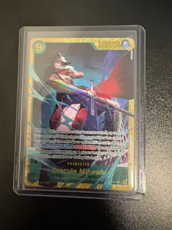 One piece TCG OP14-119 Dracule Mihawk (SEC) - - The Azure Sea's Seven (OP14) - Image 1
