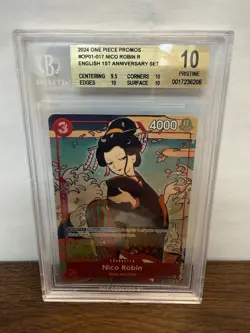 Nico Robin (English Version 1st Anniversary Set) OP01-017 One Piece Promotion... - Image 1