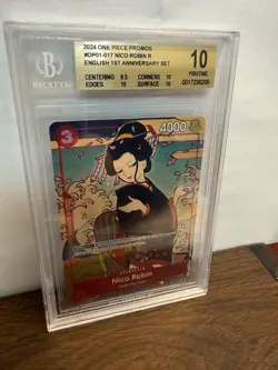 Nico Robin (English Version 1st Anniversary Set) OP01-017 One Piece Promotion... - Image 2
