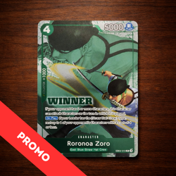 Roronoa Zoro WINNER ALT ART EB02-019 Rare ONE PIECE TCG MINT NM - Image 1
