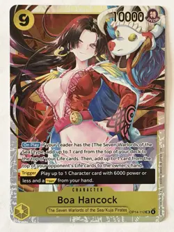 Boa Hancock OP14-112 SR The Azure Sea’s Seven Foil One Piece TCG English - Image 1