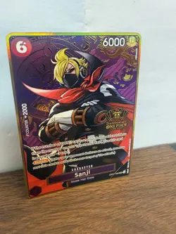 Sanji - One Piece Japanese Version 2nd Anniversary Set OP07-064 - Image 2