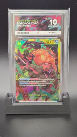 One Piece Roronoa Zoro SEC - OP06-118 Premium Booster -The Best- Vol. 2 ACE 10 - Image 1