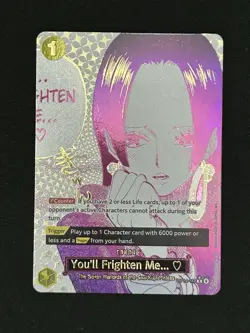 One Piece You'll Frighten Me... (Alt Art) OP14-118 The Azure Sea's Seven Foil - Image 1