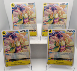 Kikunojo Playset - OP06-104 x4 - Starter Deck 28 Reprint - One Piece TCG - Image 1