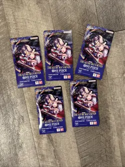 (5) One Piece TCG: The Azure Sea's Seven Sleeved Booster OP-14 English. - Image 1