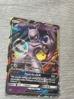 Pokemon MEWTWO GX 39/73 #2 Holo Collecting Card - VERY GOOD to MINT - never play - Image 4