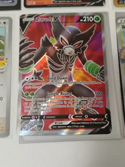 Pokemon Zacian Gold Promo/Charizard,Zarude Full Art/Illustration Rare Holo Cards - Image 3