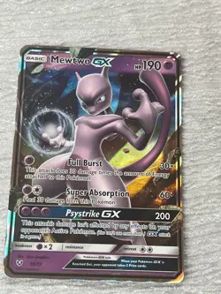Pokemon MEWTWO GX 39/73 Holo Collecting Card - VERY GOOD to MINT - never played - Image 1
