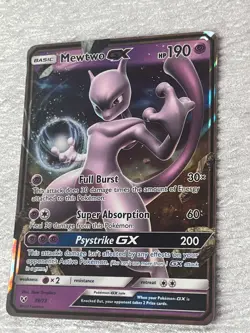 Pokemon MEWTWO GX 39/73 Holo Collecting Card - VERY GOOD to MINT - never played - Image 4