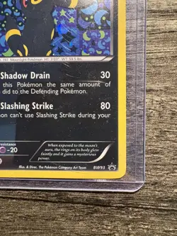 Pokemon TCG Umbreon Black White Holo Card BW93 Black Star Promo MP - Image 3