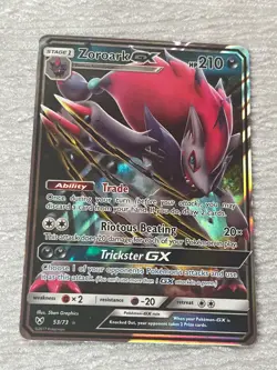 Pokemon ZOROARK GX 53/73 Holo Collecting Card - VERY GOOD to MINT - never played - Image 1