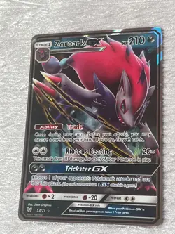 Pokemon ZOROARK GX 53/73 Holo Collecting Card - VERY GOOD to MINT - never played - Image 4