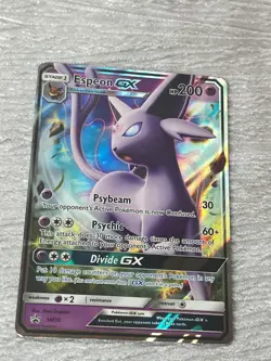 Pokemon ESPEONGX SM35 Holo Collecting Card - VERY GOOD to MINT - never played wi - Image 1
