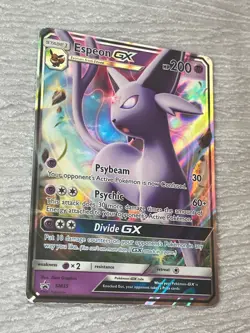 Pokemon ESPEONGX SM35 Holo Collecting Card - VERY GOOD to MINT - never played wi - Image 3