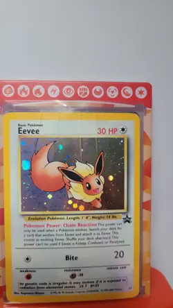 Eevee 11/53 Black Star Promo Holo Pokemon Card - Image 2