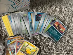 Huge Lot Unsearched Pokemon Cards W/ Tin 151 Gold Vintage 100s Refractor Foil - Image 2