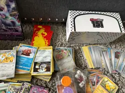 Huge Lot Unsearched Pokemon Cards W/ Tin 151 Gold Vintage 100s Refractor Foil - Image 3