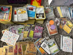 Huge Lot Unsearched Pokemon Cards W/ Tin 151 Gold Vintage 100s Refractor Foil - Image 4